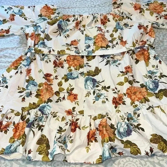 Swak Designs Los Angeles Plus Size Floral Dress U15 - Picture 2 of 3